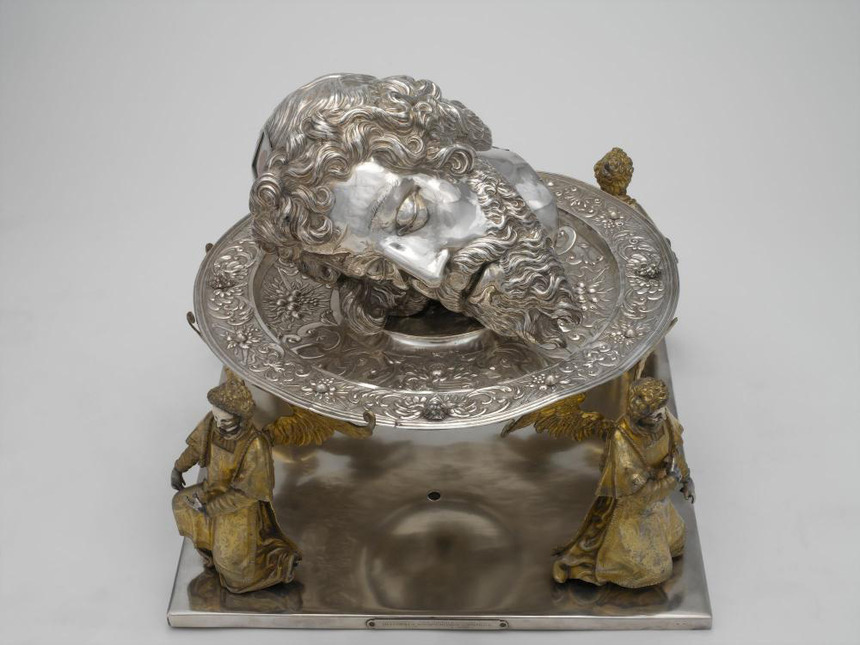 Reliekhouder Johannes De Doper<br/>Bron: Sint-Baafskathedraal Gent, www.artinflanders.be, een initiatief van meemoo, foto Hugo Maertens