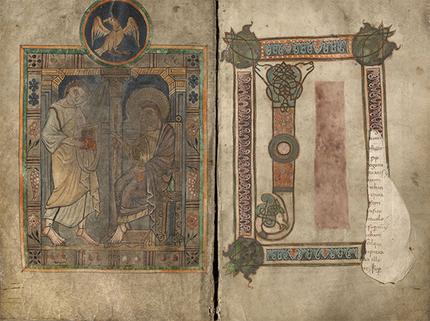Evangelarium van Livinus,<br/>Bron: Sint-Baafskathedraal Gent, www.artinflanders.be, een initiatief van meemoo, foto Hugo Maertens