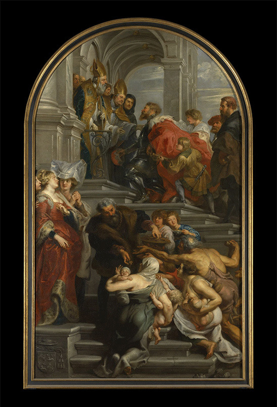Peter Paul Rubens, intrede van Sint-Bavo<br/>Bron: Sint-Baafskathedraal Gent, www.artinflanders.be, een initiatief van meemoo, foto Hugo Maertens